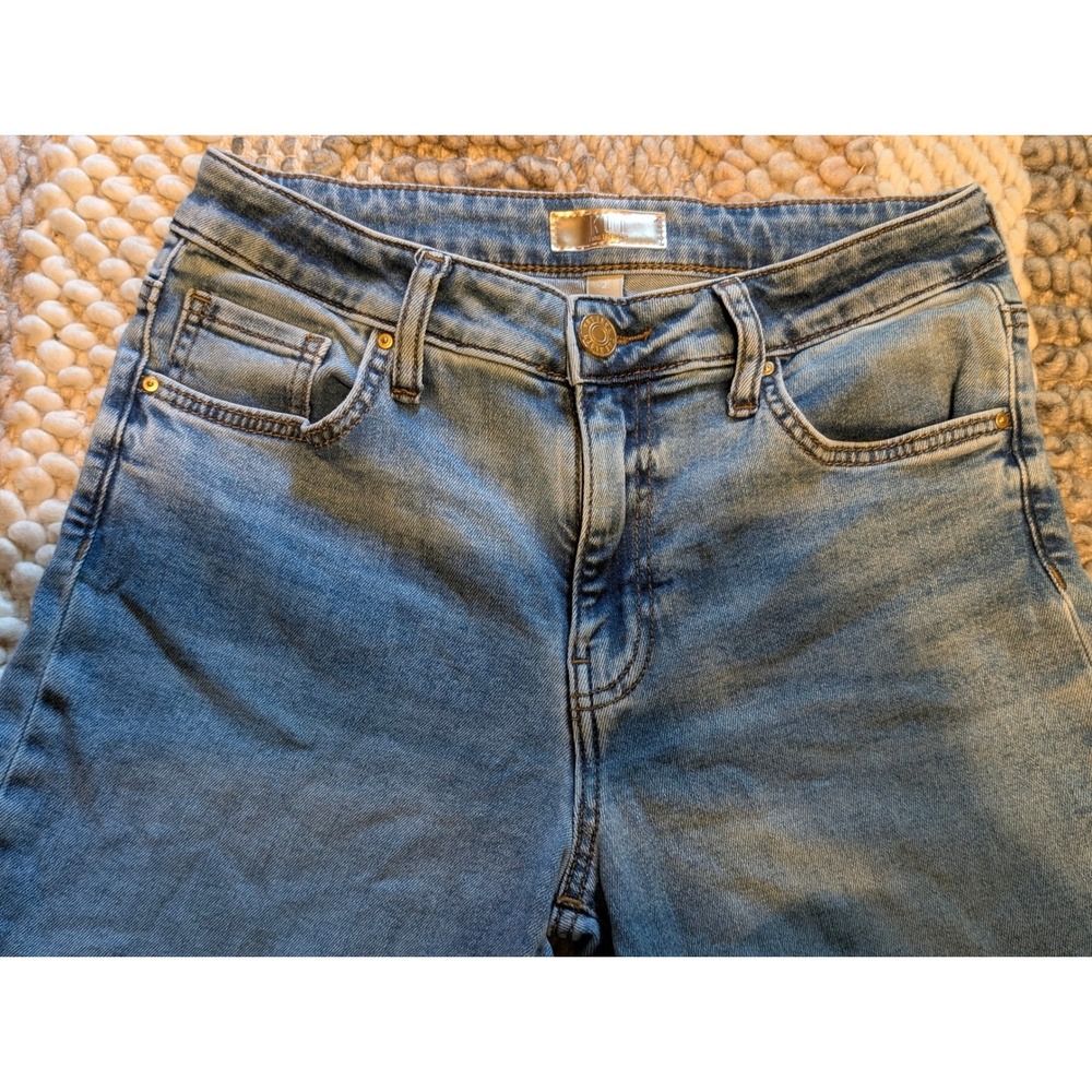 Kut from the Kloth Charlotte High Rise Wide Leg Blue Jeans Size 2 - Picture 5 of 10
